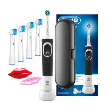 Электрическая зубная щетка Oral-B Vitality 100  черная + насадки + футляр (Польша)